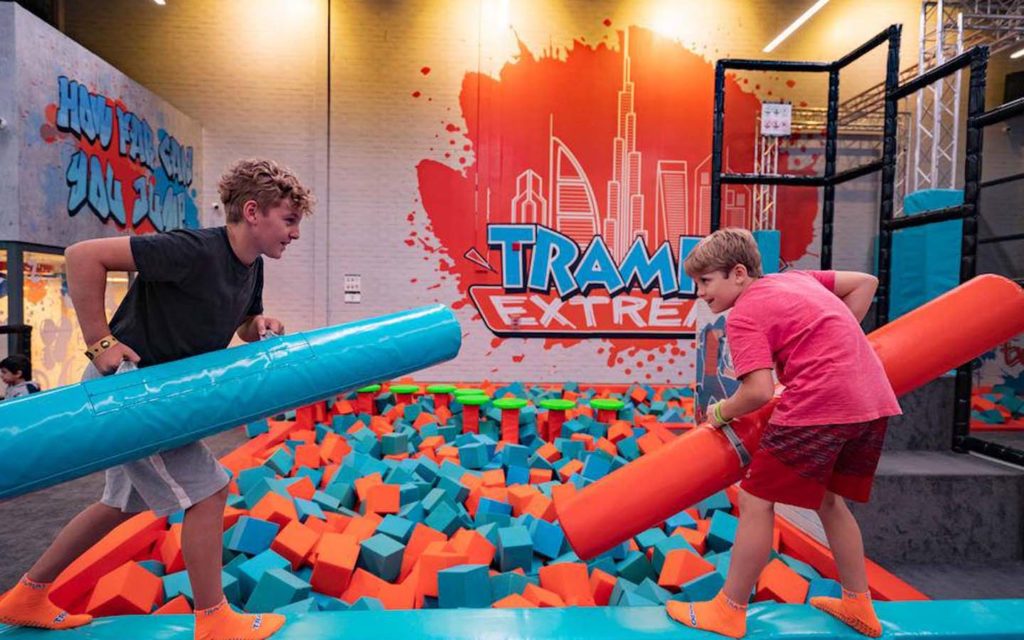 Kids at Trampo Extreme