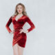 Beautiful and Lovely Velvet Dresses to Wear This Fall done