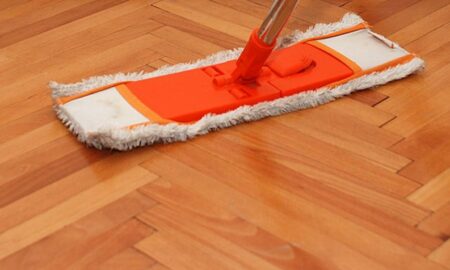 Parquet flooring cleaning