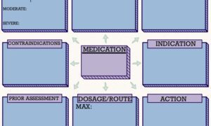 medication card template